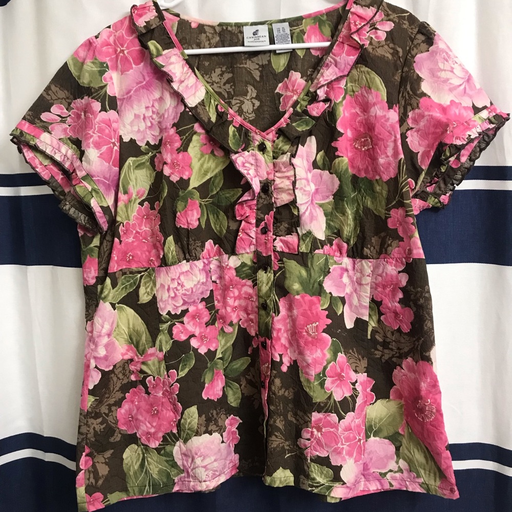 Womens XLarge Caribbean Joe top